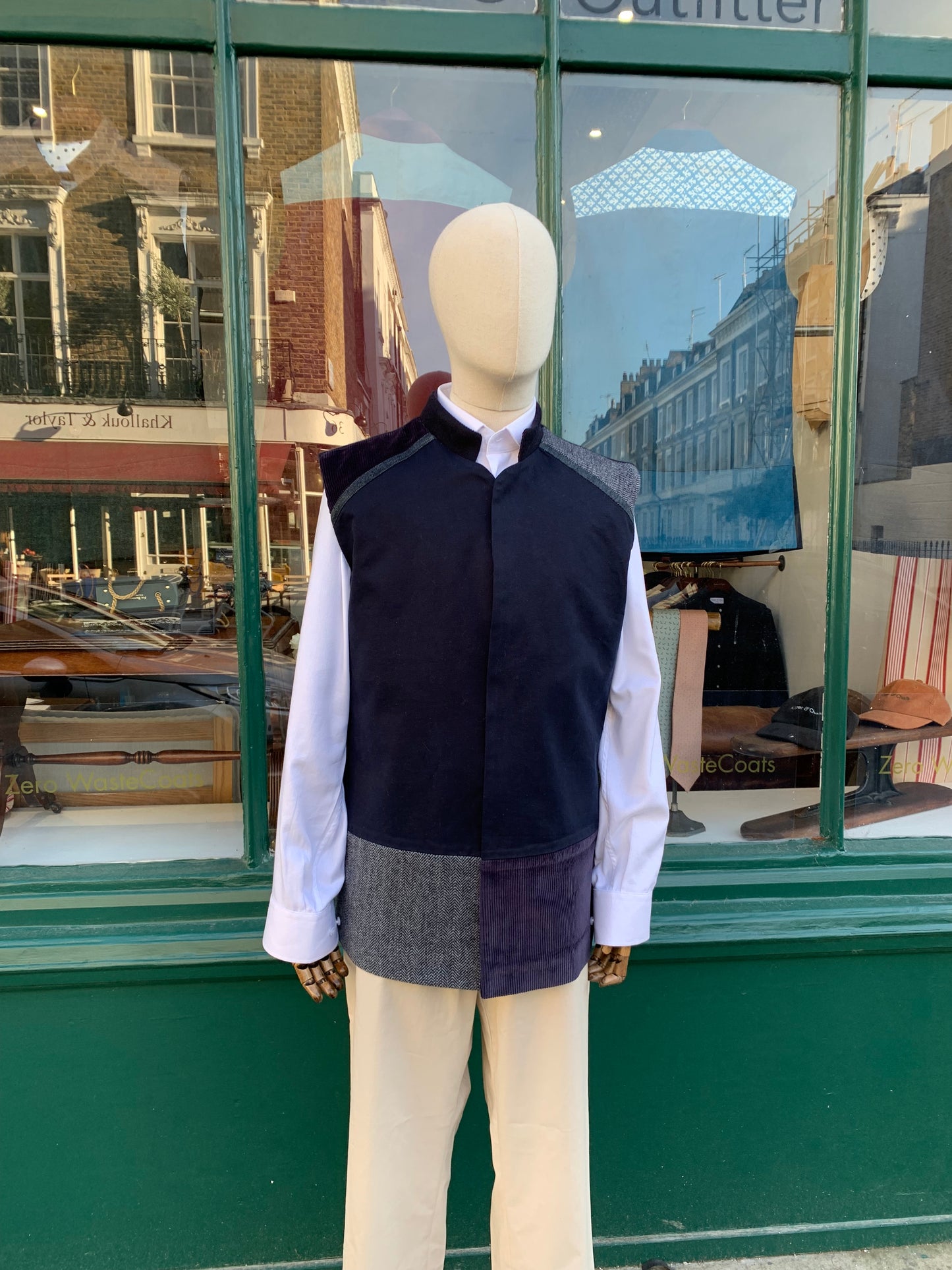 Blue Zero-Waste-Coat