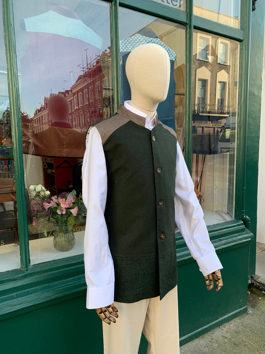 Green Zero-Waste-Coat