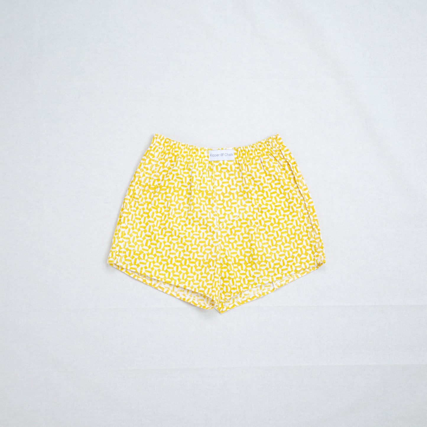 Patterned Boxers - Mustard Block