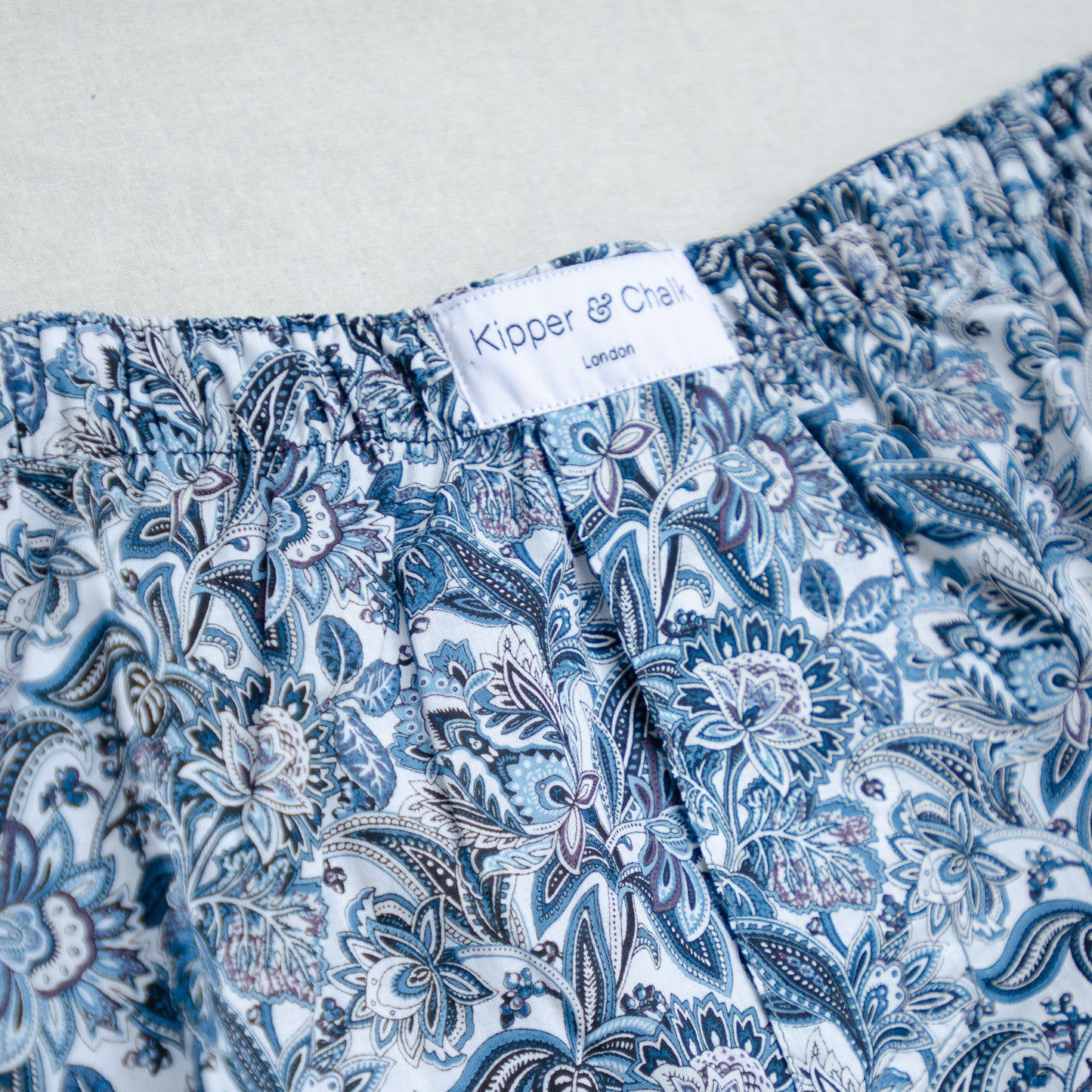 Patterned Boxers - Blue Paisley
