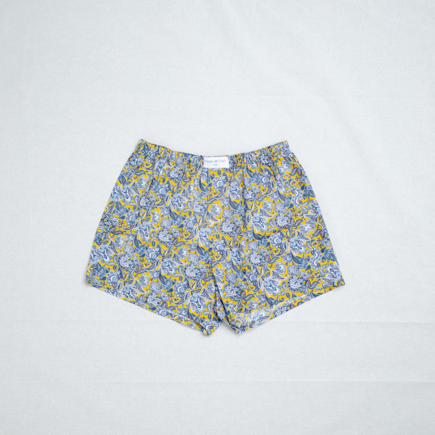 Patterned Boxers - Mustard Paisley