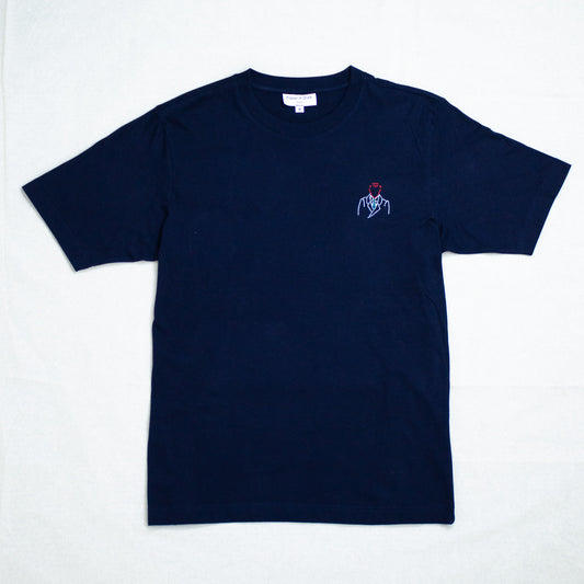 Embroidered T-Shirt - Navy