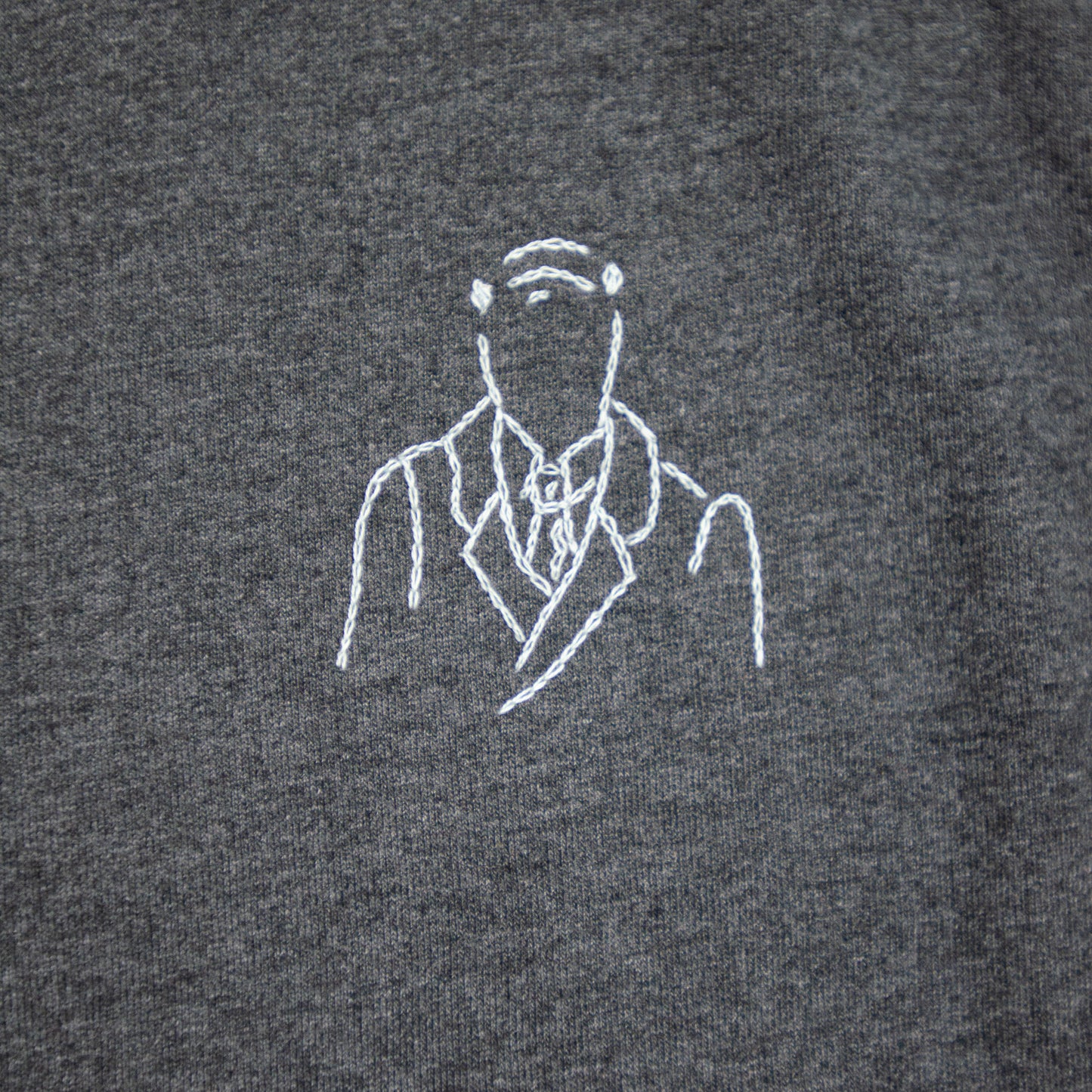 Embroidered Sweatshirt - Charcoal