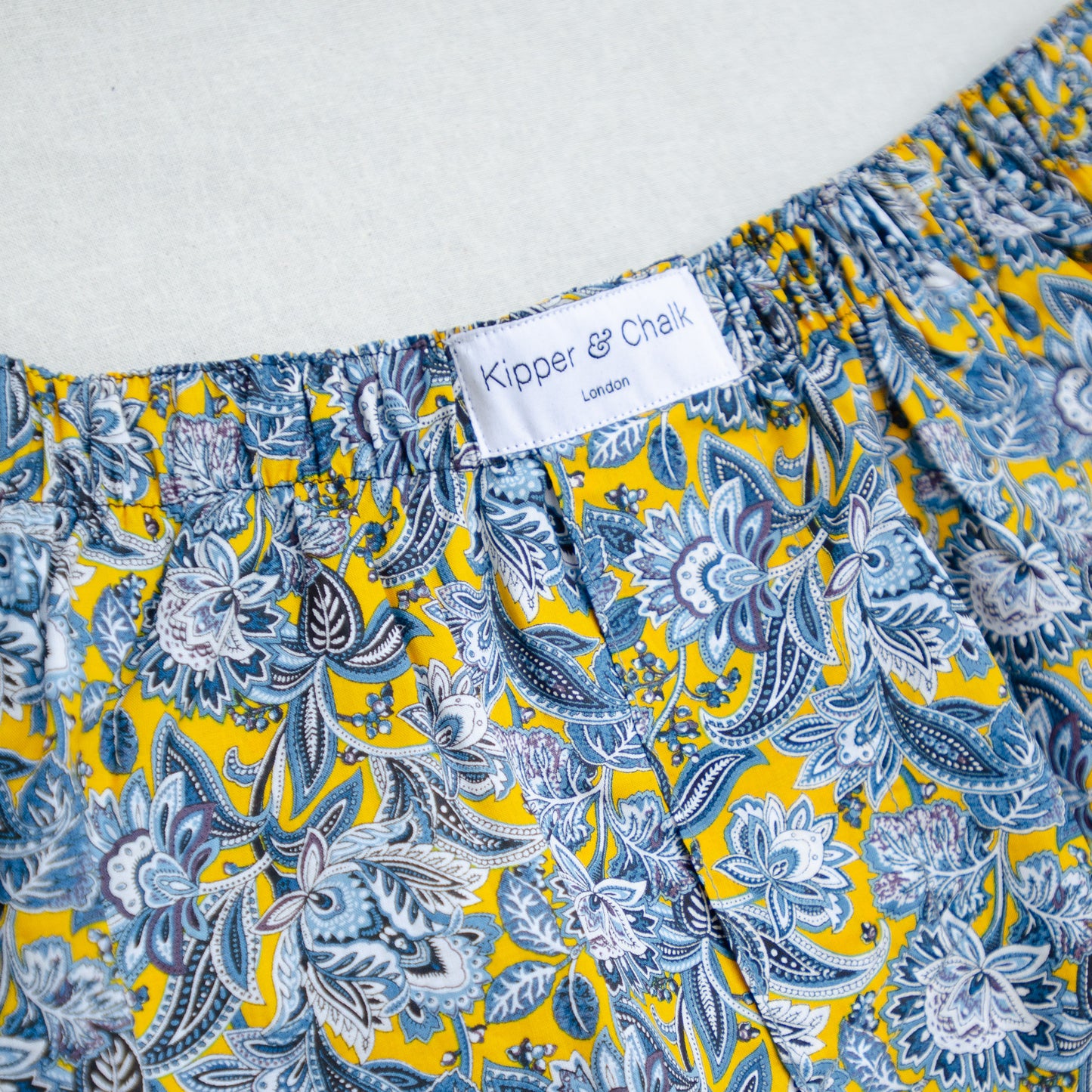 Patterned Boxers - Mustard Paisley