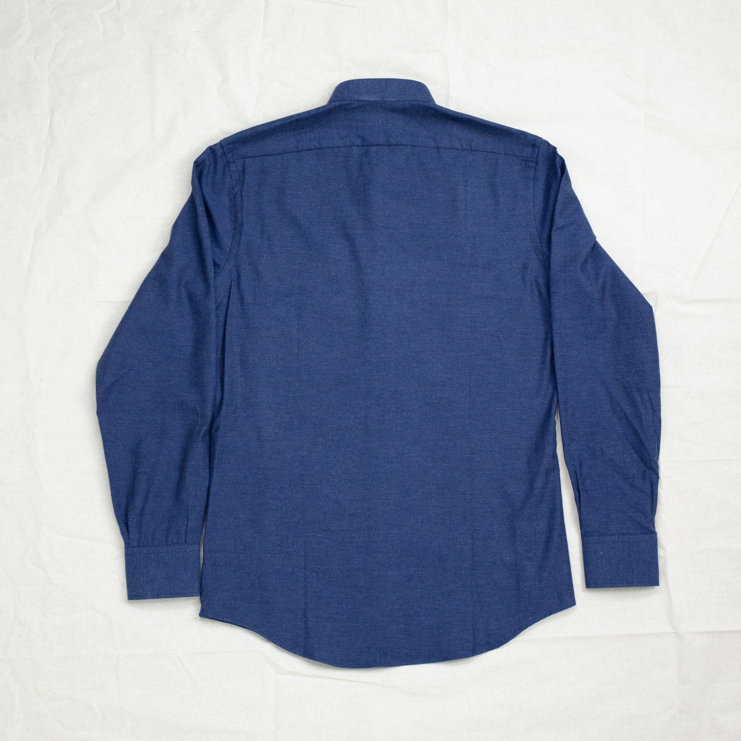 Brushed Cotton Shirt - Navy